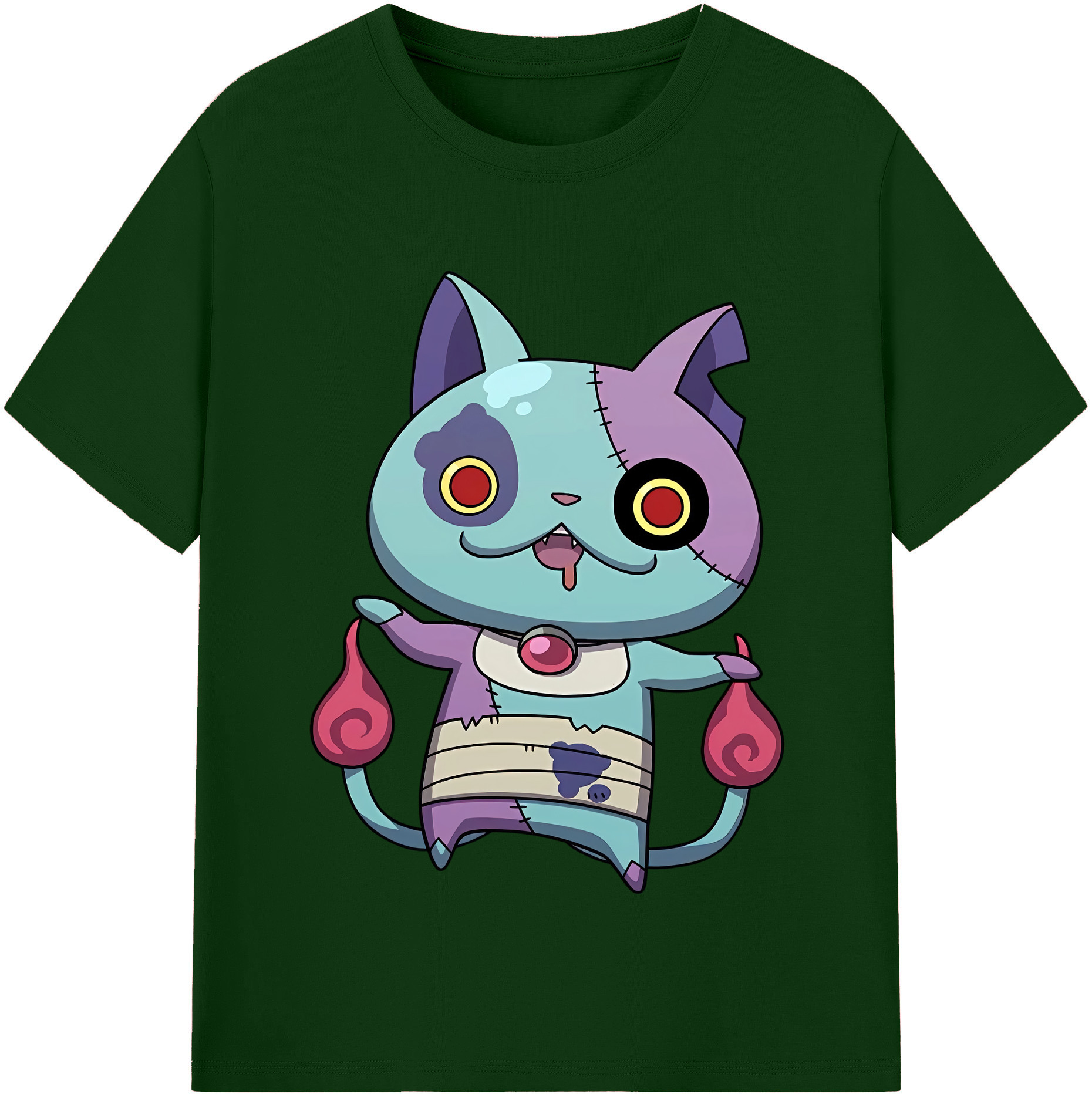 （画像用） 妖怪ウォッチ Yo-kai Watch 綿100％半袖Tシャツ（フロントプリント）